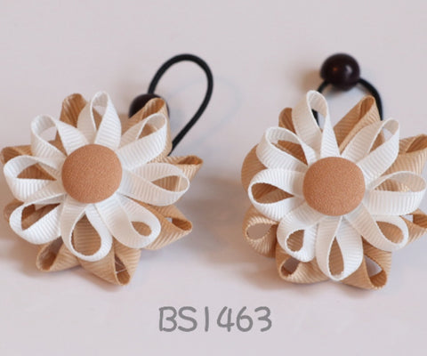 School Hair Accessories, Orange/ Beige/ HKUGAP/ St Mary (BS1463-BS1466)