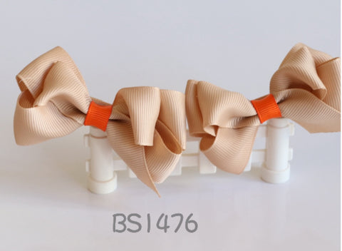 School Hair Accessories, Orange/ Beige/ HKUGAP/ St Mary (BS1469-BS1475)