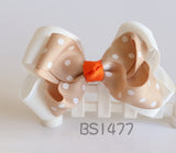 School Hair Accessories, Orange/ Beige/ HKUGAP/ St Mary (BS1469-BS1475)