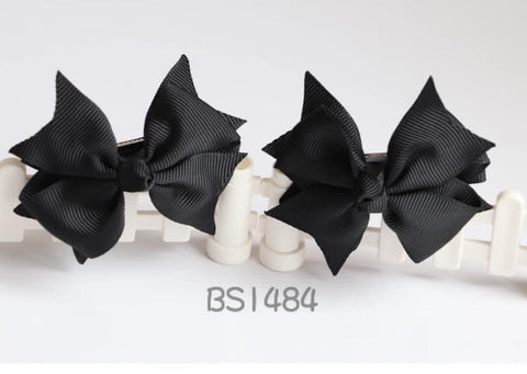 School Hair Accessories, Black (BS1484-BS1490)