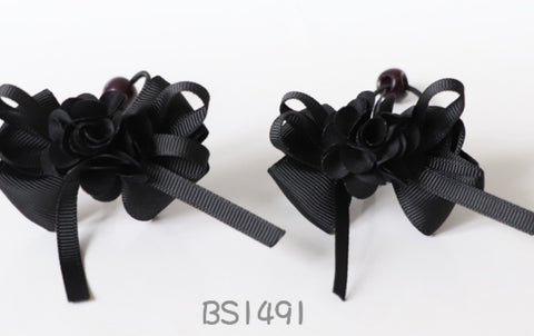 School Hair Accessories, Black (BS1484-BS1490)