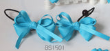 School Hair Accessories, Navy/ Royal Blue/ Light Blue/ DGJS (BS1500-BS1503)