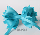 School Hair Accessories, Navy/ Royal Blue/ Light Blue/ DGJS (BS1517-BS1519)