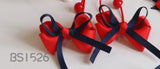 School Hair Accessories, Navy and Red (BS1525-BS1527)