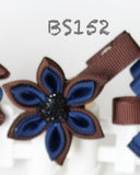 Brown School Hair Accessories, Brown (BS151-BS157)