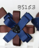 Brown School Hair Accessories, Brown (BS151-BS157)