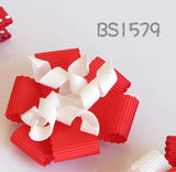 School Hair Accessories, Red (BS1578-BS1585)