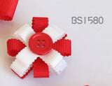 School Hair Accessories, Red (BS1578-BS1585)