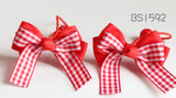 School Hair Accessories, Red (BS1591-BS1593)