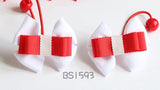 School Hair Accessories, Red (BS1591-BS1593)