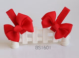 School Hair Accessories, Red (BS1600-BS1603)