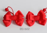 School Hair Accessories, Red (BS1600-BS1603)