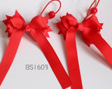 School Hair Accessories, Red (BS1600-BS1603)