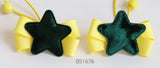 School Hair Accessories, Good Hope / Yellow and Dark Green (BS1673-BS1676)