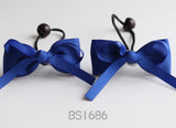 School Hair Accessories, Royal Blue/ DGJS (BS1086-BS1088)