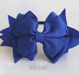 School Hair Accessories, Royal Blue/ DGJS (BS1089-BS1092)