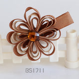 Brown School Hair Accessories, Brown (BS1711-BS1712)