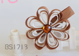 Brown School Hair Accessories, Brown (BS1713-BS1716)