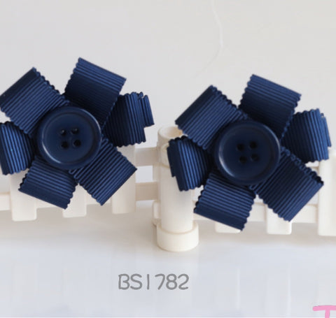 School Hair Accessories, Navy (BS1782-BS1785)