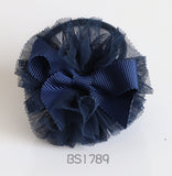 School Hair Accessories, Navy (BS1786-BS1789)