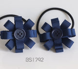 School Hair Accessories, Navy (BS1790-BS1793)