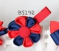 School Hair Accessories, Navy and Red (BS191-BS196)