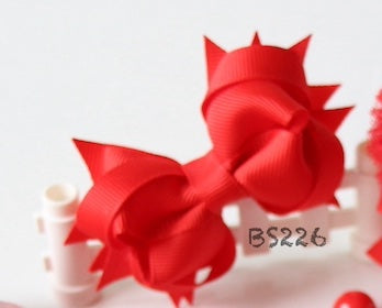 School Hair Accessories, Red (BS226-BS232)