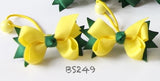 School Hair Accessories, Yellow/ Dark Green/ Good Hope (BS246-BS249)