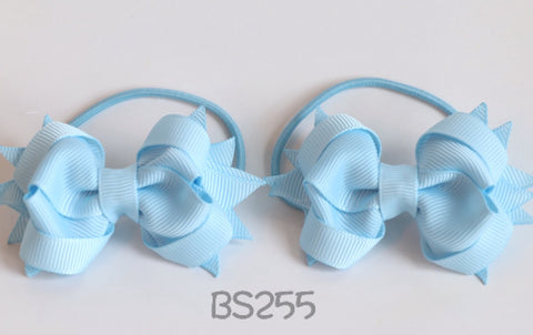 School Hair Accessories, Navy/ Royal Blue/ Light Blue/ DGJS (BS1750)