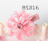 School Hair Accessories, Pink (BS316-BS318)