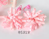 School Hair Accessories, Pink (BS316-BS318)