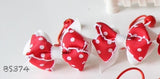 School Hair Accessories, Red (BS372-BS379)