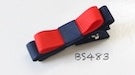 School Hair Accessories, Navy and Red (BS479-BS483)