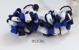 School Hair Accessories, Navy/ Royal Blue/ White (BS536-BS537)