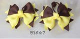 Brown School Hair Accessories, Brown (BS545-BS551)