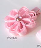 School Hair Accessories, Pink (BS568-BS571)