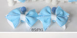 School Hair Accessories, Navy/ Royal Blue/ Light Blue/ DGJS (B589-B594)