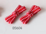 School Hair Accessories, Red (BS1183-BS1185)