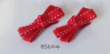 School Hair Accessories, Red (BS601-BS607)