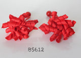 School Hair Accessories, Red (BS608-BS613)