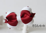 School Hair Accessories, Burgundy (BS639-BS645)