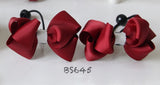 School Hair Accessories, Burgundy (BS639-BS645)