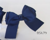 School Hair Accessories, Navy (BS678-BS683)