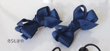 School Hair Accessories, Navy (BS678-BS683)