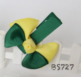 School Hair Accessories, Yellow/ Dark Green/ Good Hope (BS725-BS731)