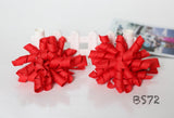 School Hair Accessories, Red (BS72-BS75)