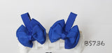 School Hair Accessories, Royal Blue/ White/ DGJS (BS736-BS739)