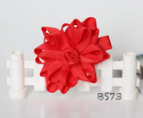 School Hair Accessories, Red (BS72-BS75)