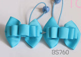 School Hair Accessories, Navy/ Royal Blue/ Light Blue/ DGJS (BS1504-BS1506)