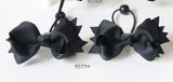 School Hair Accessories, Black (BS768-BS771)